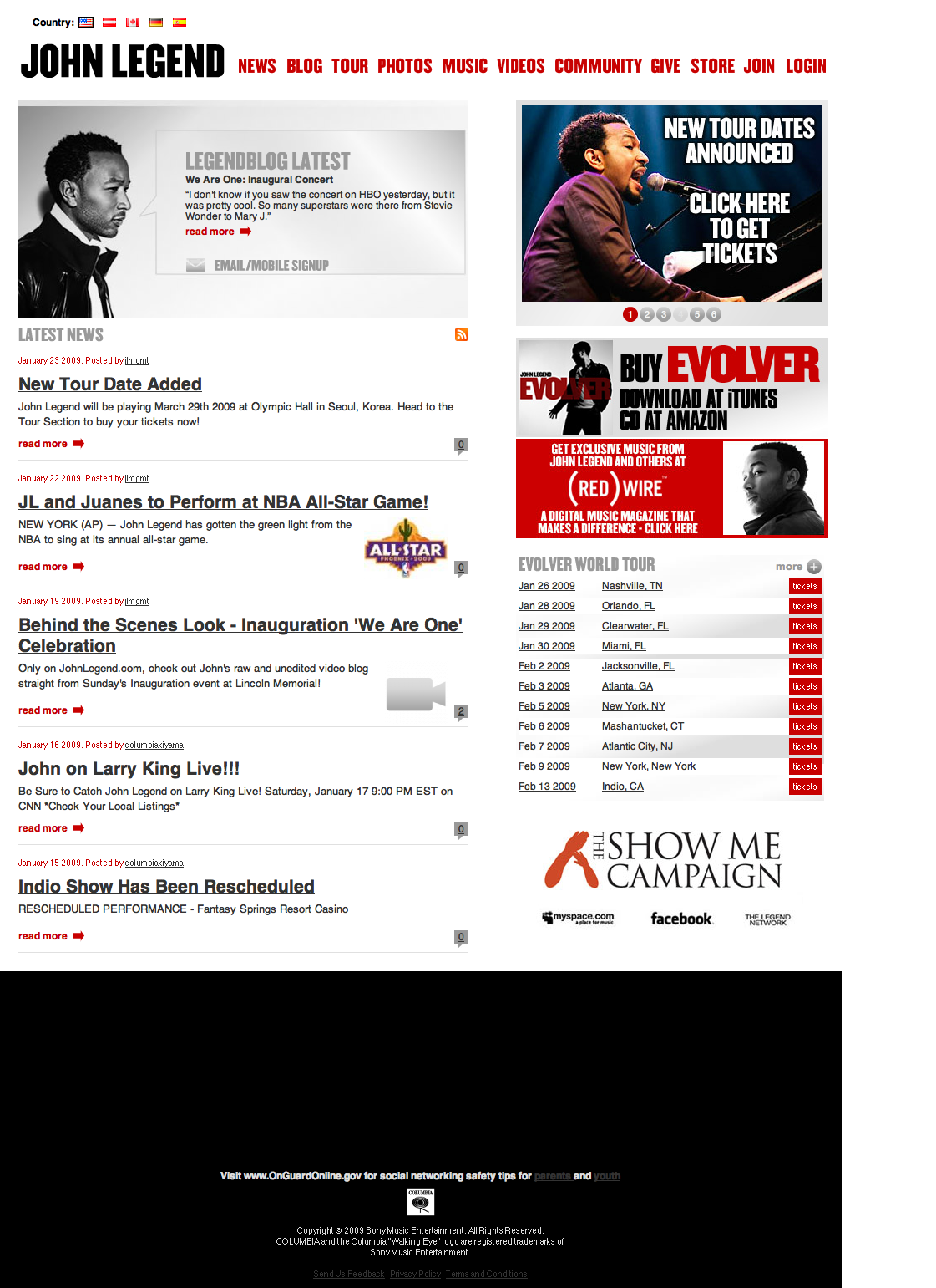 Home | The Official John Legend Site